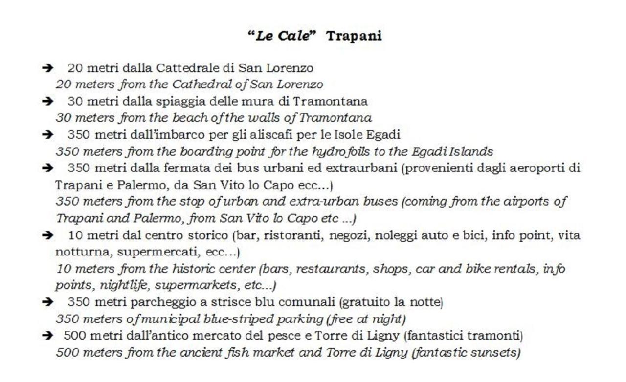 Le Cale Trapani Exterior foto